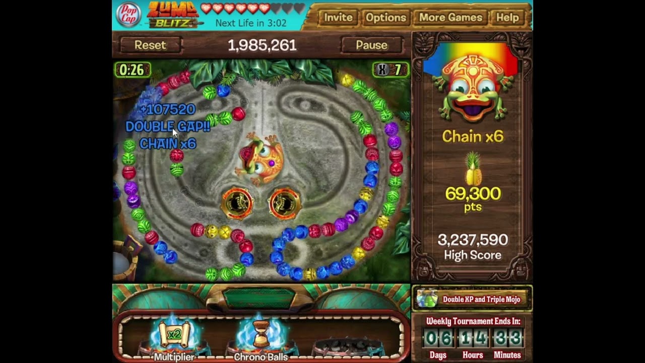 Zuma Blitz - Week 4, Aweful Visage (5,324m)