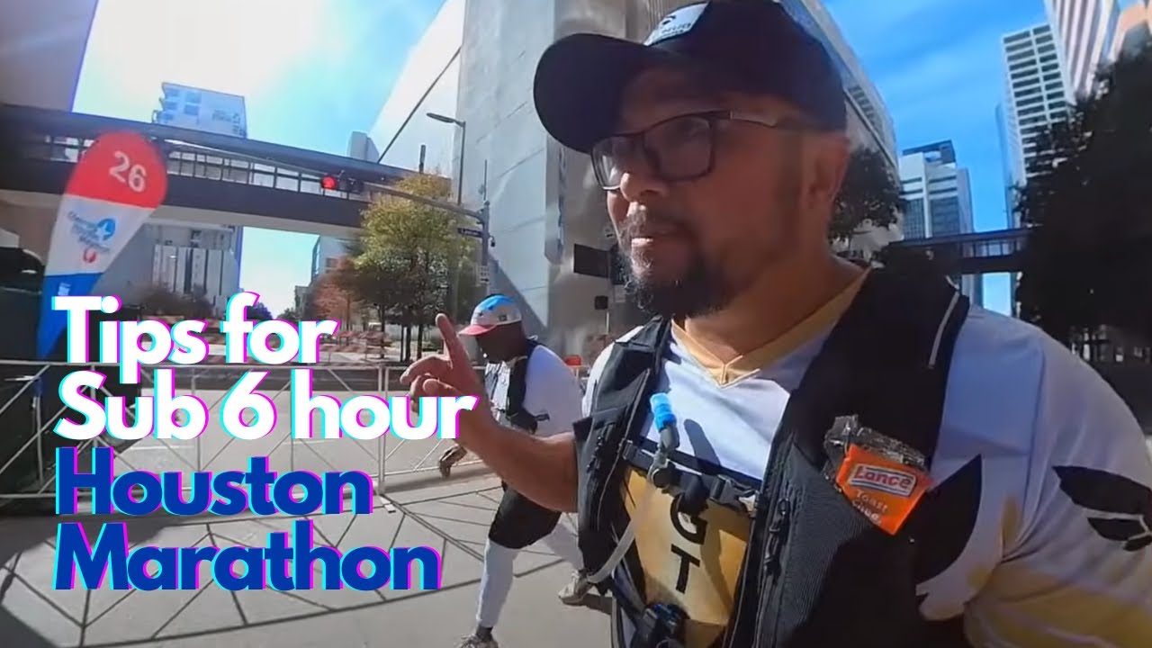Tips on running the Houston Marathon in under 6 hours