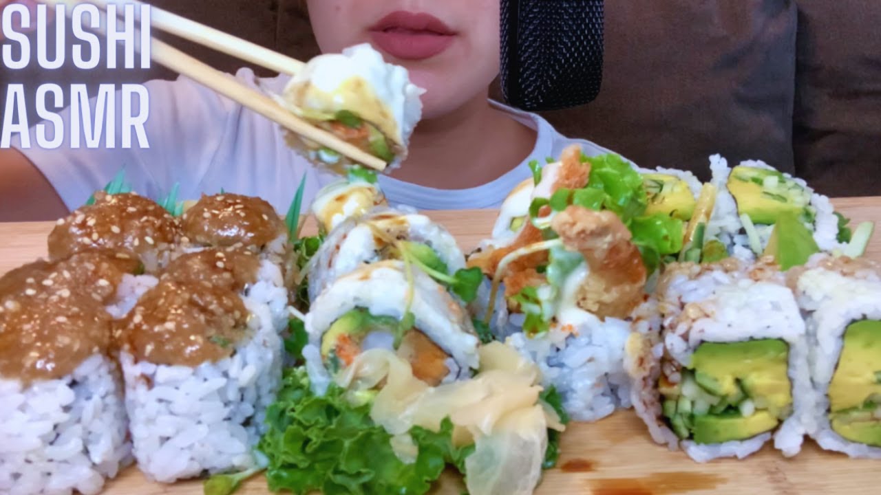 ASMR | Sushi 🍣 | Eating sounds | Mukbang 먹방