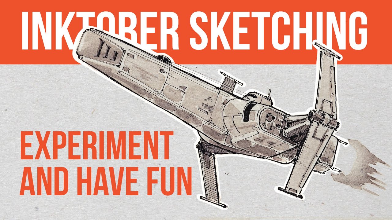 Эксперимент с зарисовками — Inktober Edition