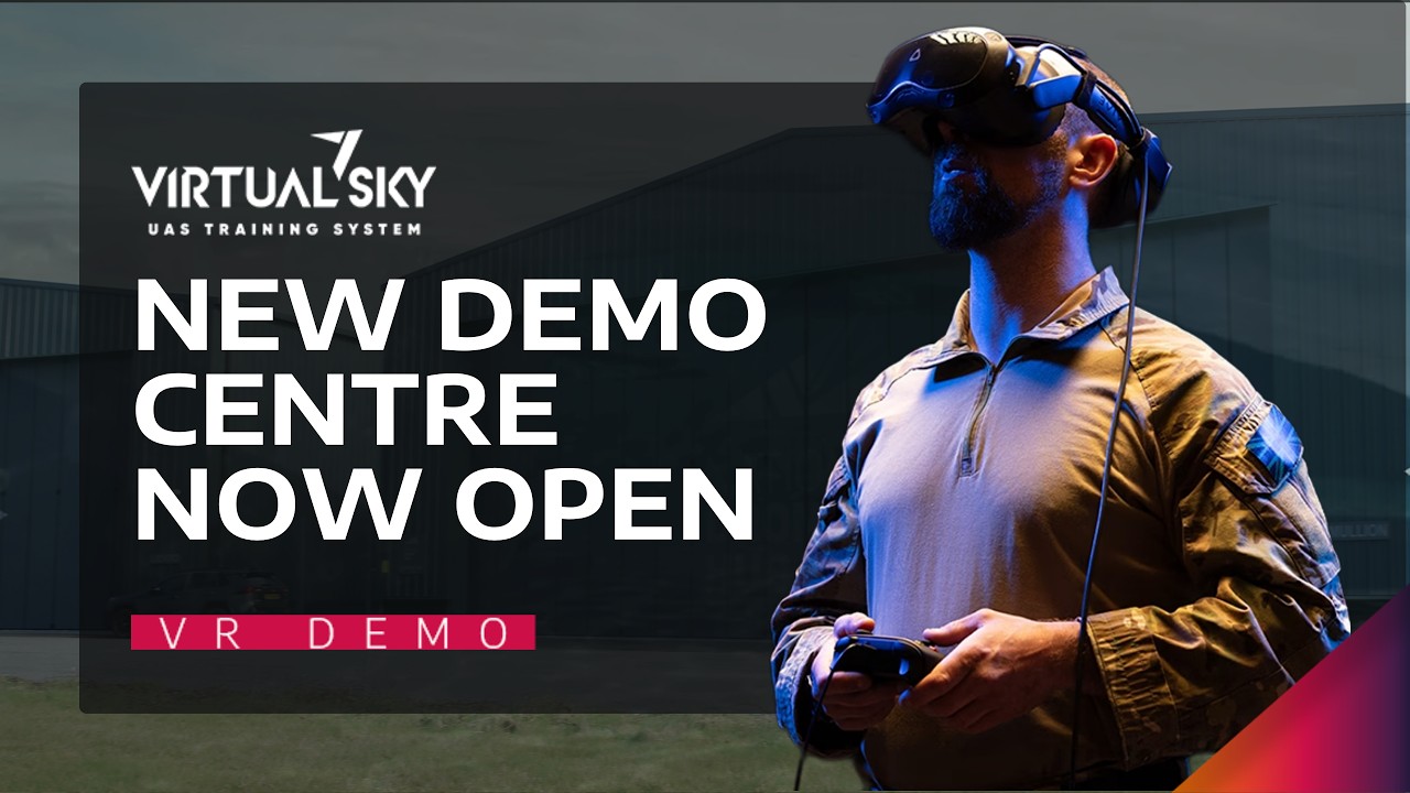 New VR Training Demo Centre Revealed | VirtualSky Drone Simulation Experience