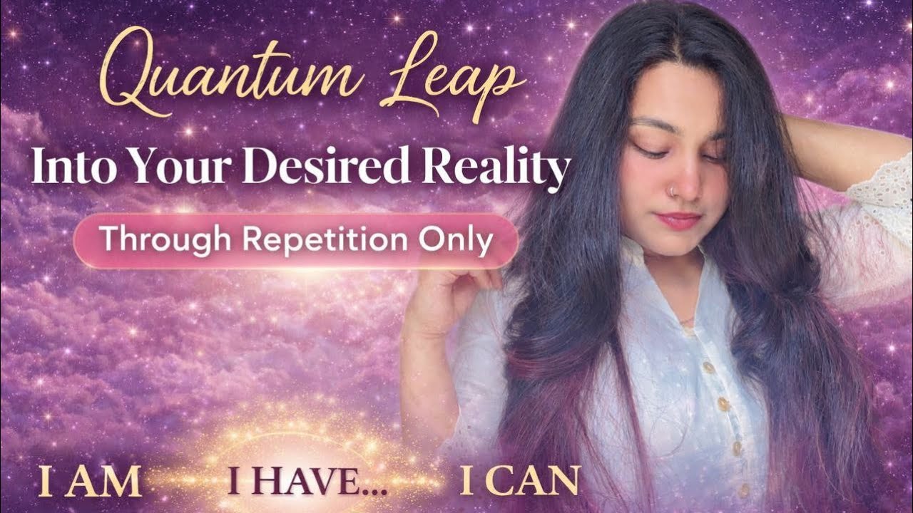QUANTUM LEAP ‼️into desired reality through repetition only 😍💫‼️ #lawofassumption #quantumleap 