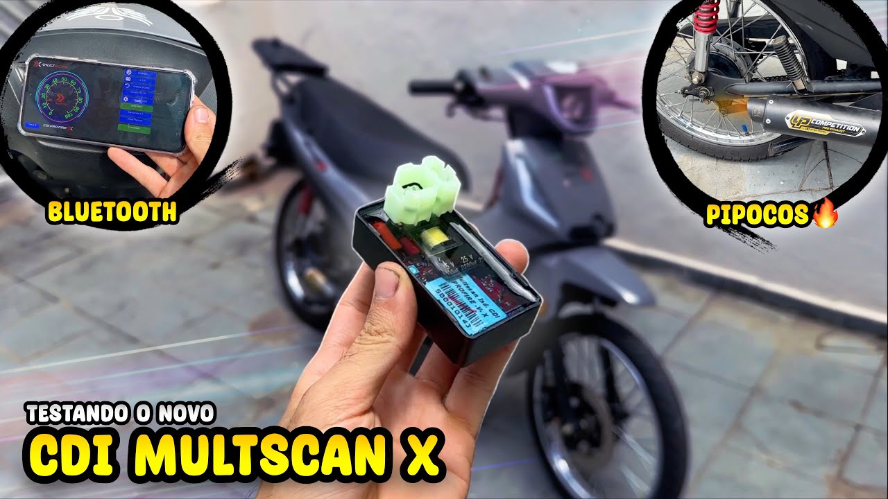 Testando o Novo CDI Multiscan X na Shineray