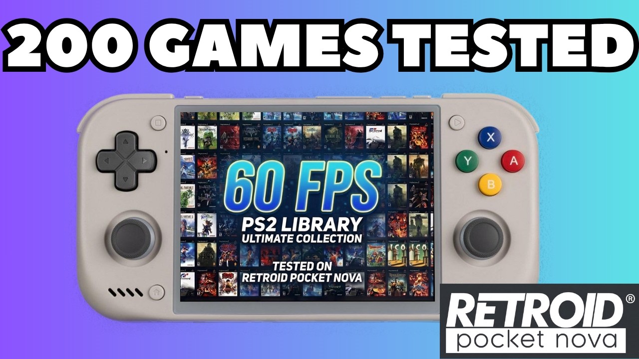 Retroid Pocket Nova Performance / Gameplay 200 PS2 GAMES TESTED! Must Buy Retro Handheld