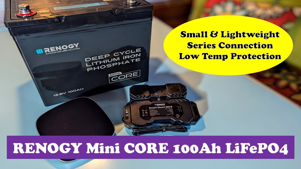 Can a Mini Battery Power Your Off-Grid Adventures?  Renogy 12V 100Ah Core Mini LiFePO4 Battery Test!