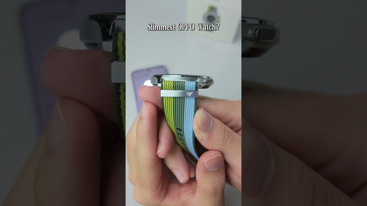The Slimmest OPPO Watch!? #OPPOWatchS #OPPOMalaysia #Slimmestwatch #watch #mint #minttech