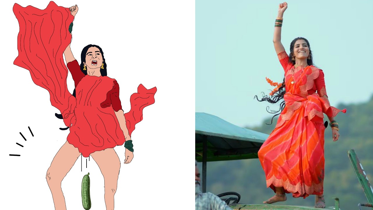 Peddi Reddy Music Video Song | Telugu Songs | Bullet Bandi Laxman | Naga Durga | Drawing meme