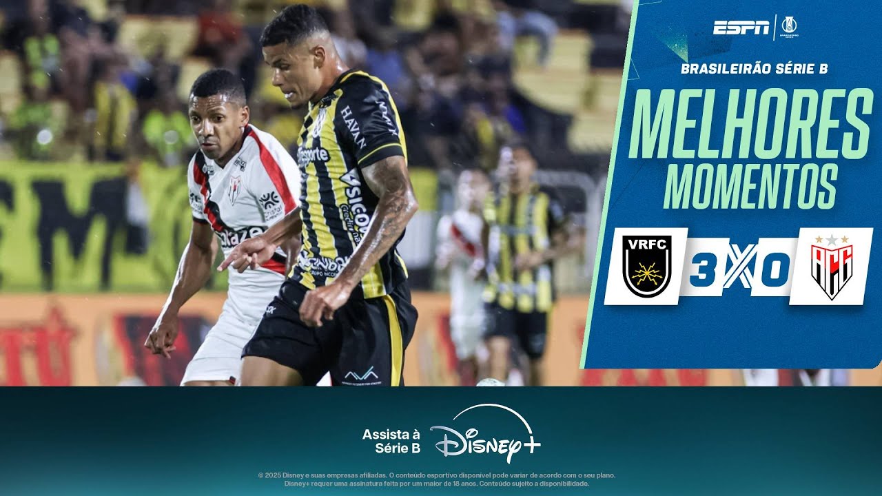 VOLTA REDONDA VENCE BEM O ATL&Eacute;TICO-GO E MANT&Eacute;M ESPERAN&Ccedil;A DE PERMAN&Ecirc;NCIA | MELHORES MOMENTOS
