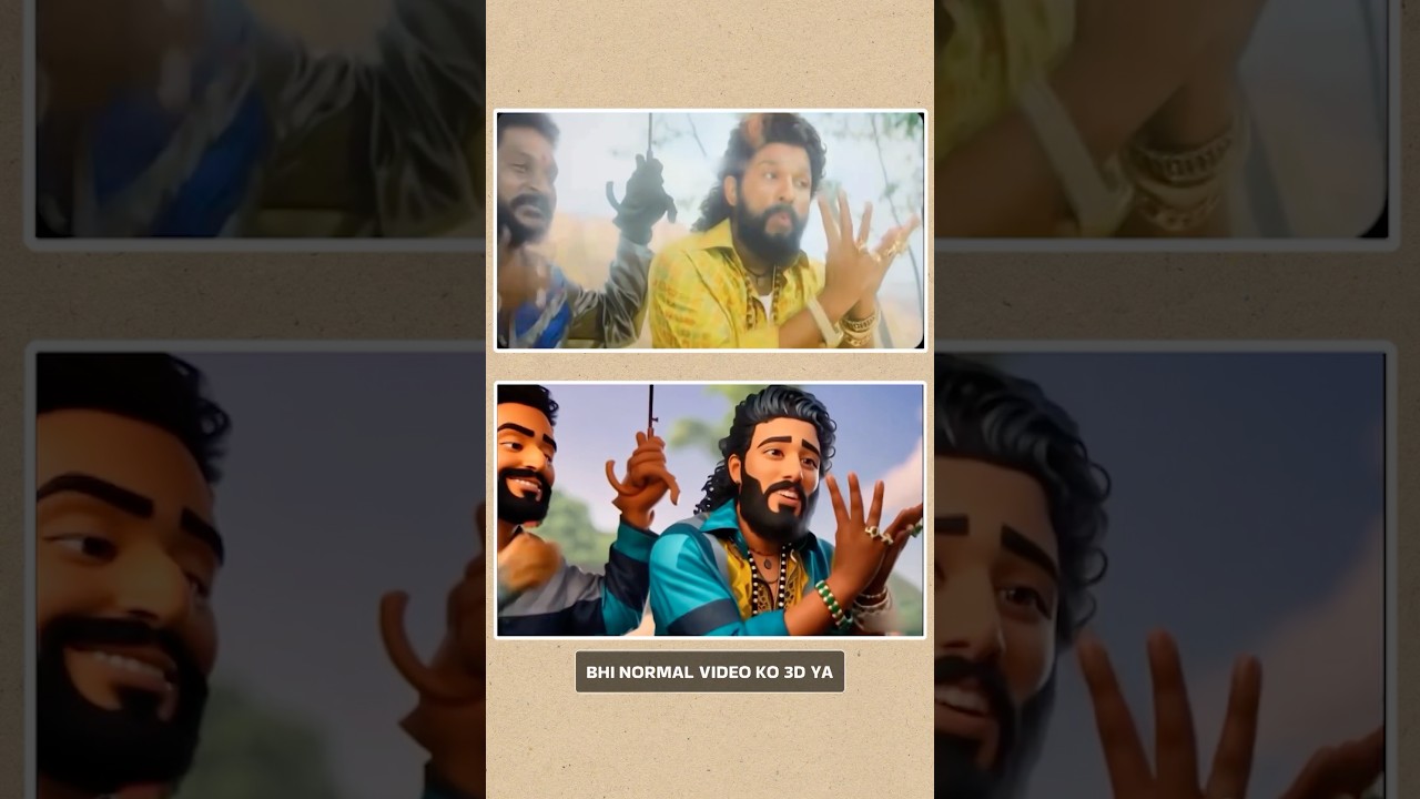 Turn Videos into 3D Cartoon With AI 🤯