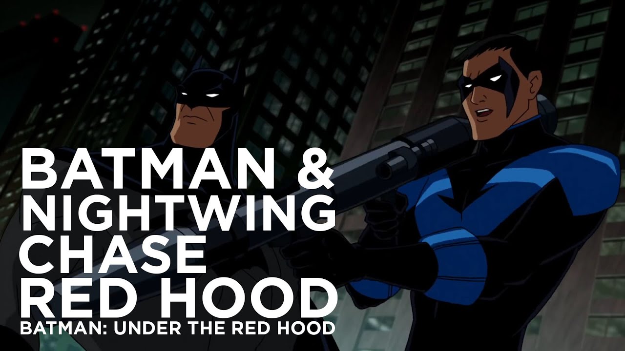 Batman & Nightwing Chase Red Hood | Batman: Under the Red Hood