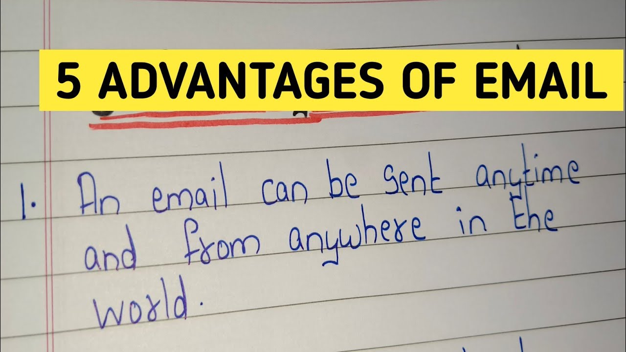 5 Advantages of Email / Advantages of Email in english / Benefits of Emails