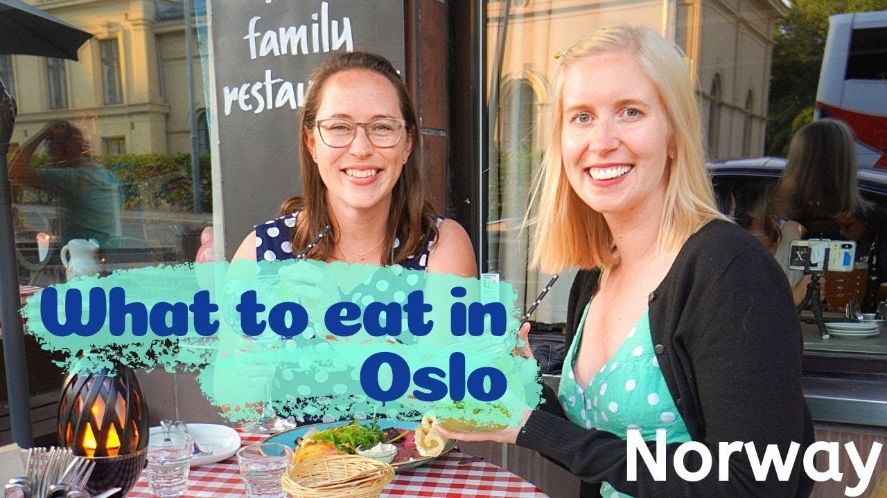 WHAT TO EAT IN OSLO ft. Heart My Backpack // Americans try traditional Norwegian food