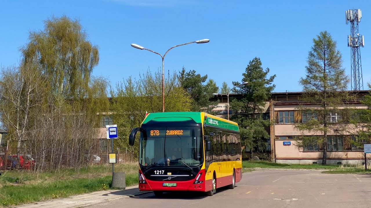 Volvo 7900 Electric 12,0m #1217 (MPK Ł&oacute;dź) [🚍87B]