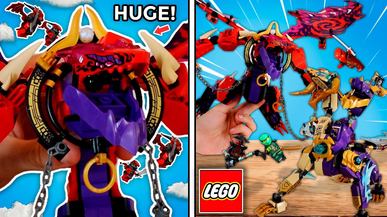 I Built the NEW Ninjago Dragons | Dragons Rising Season 3