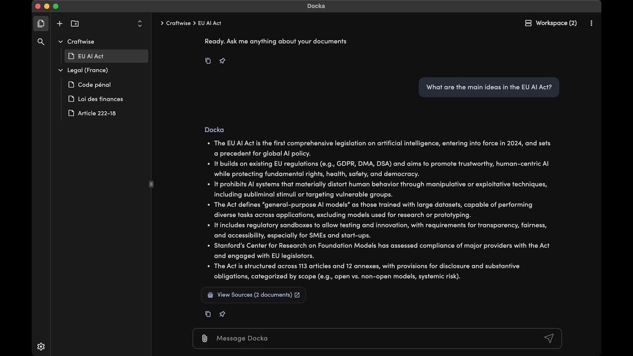 Docka - Your Private AI