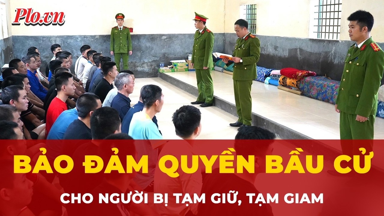 Bảo đảm quyền bầu cử cho người bị tạm giữ, tạm giam | Tin nhanh