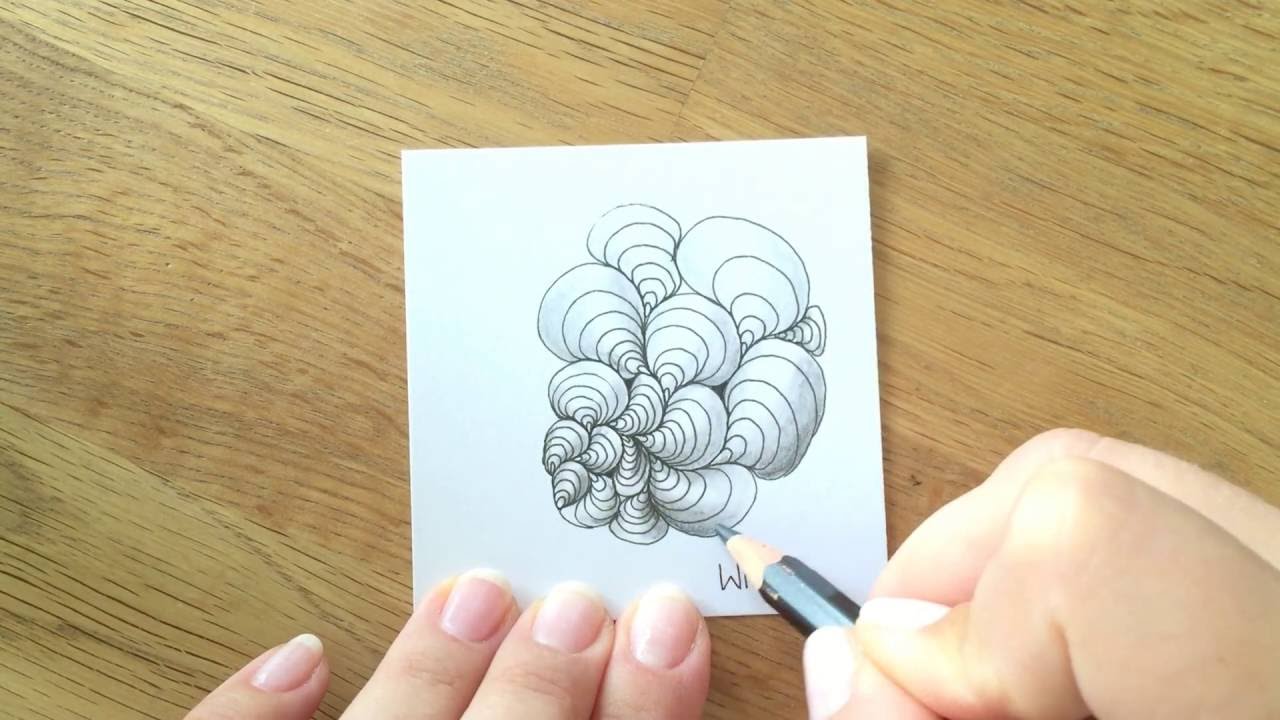 Zentangle® Muster Wirlz