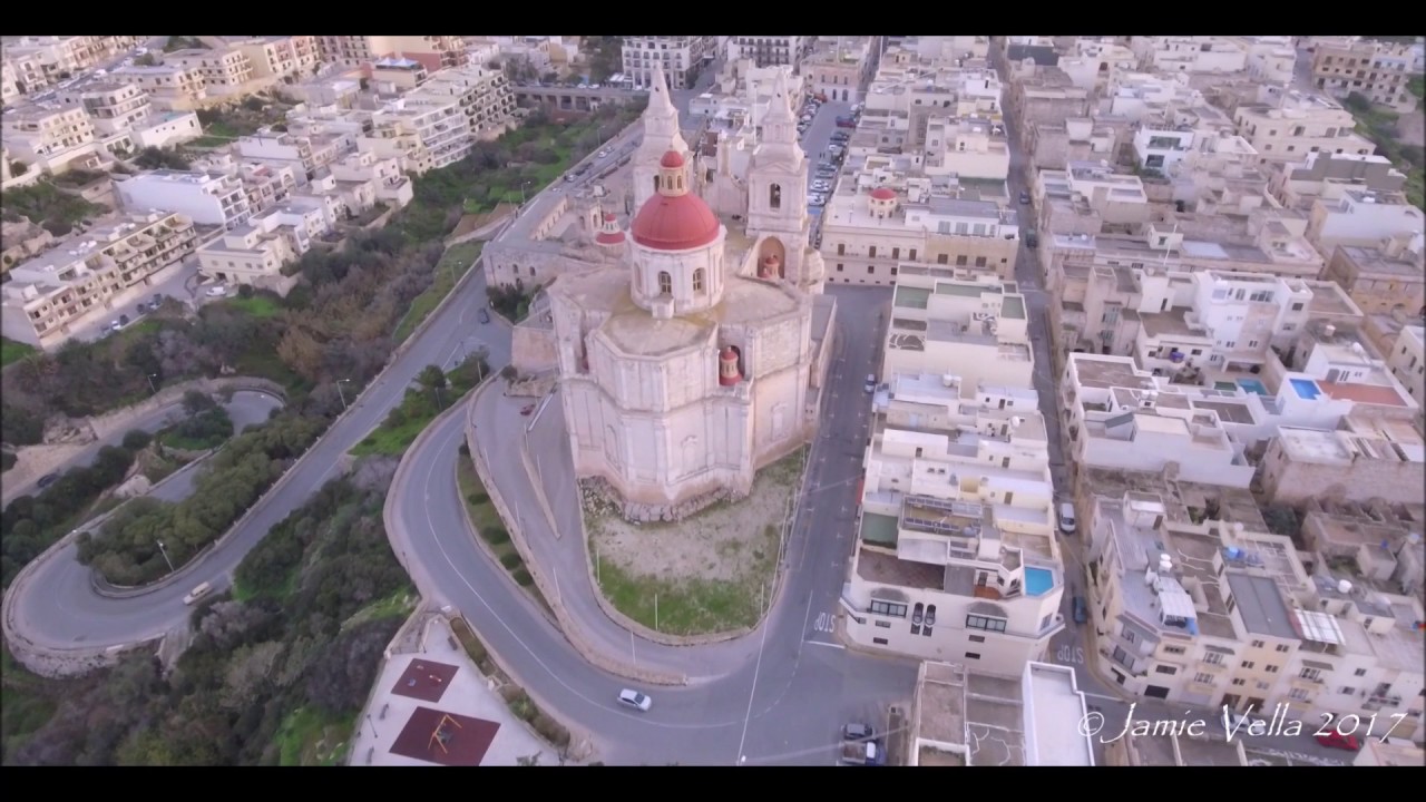 Mellieha, Malta - An aerial view of a True Gem on the Maltese Islands