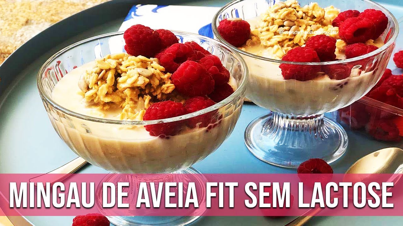 MINGAU DE AVEIA FIT DE GELADEIRA