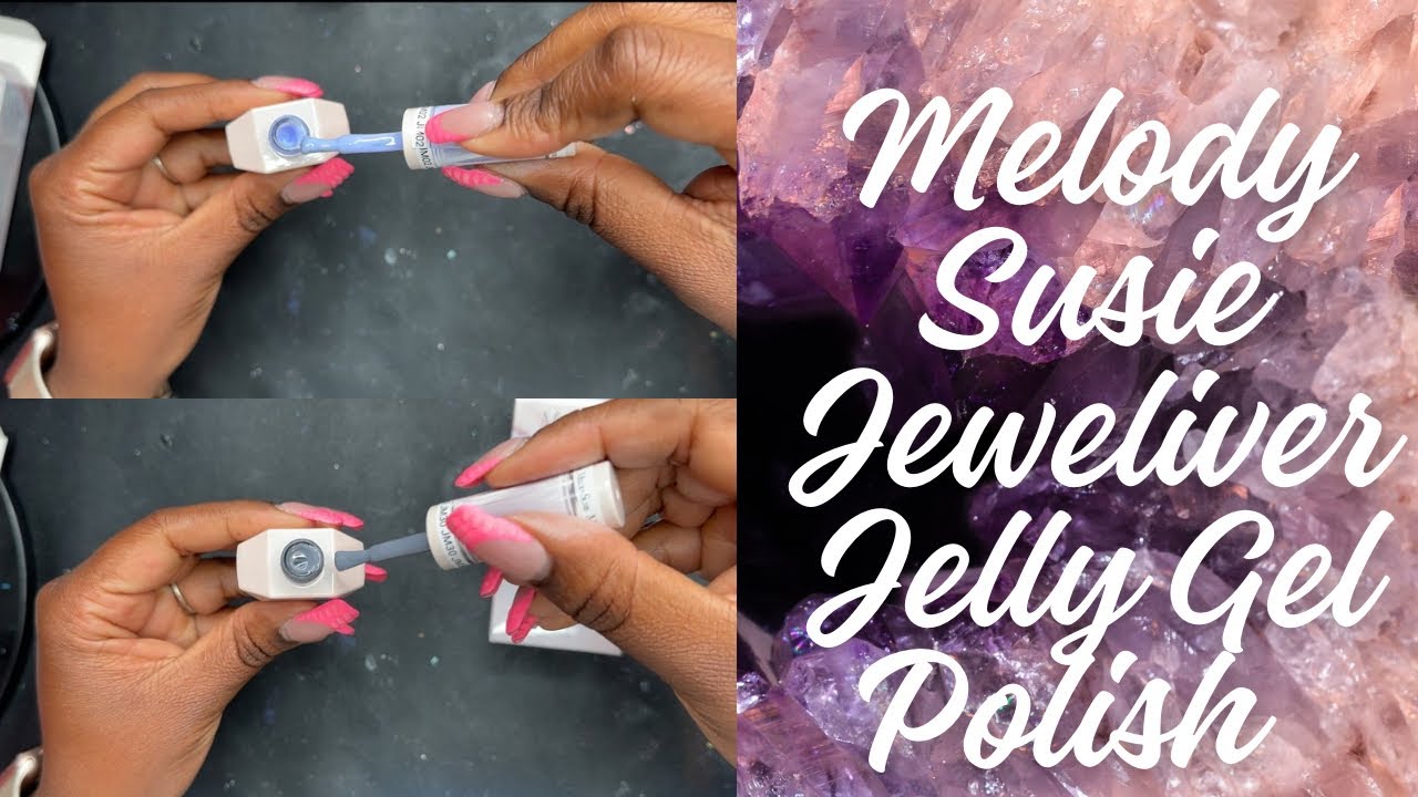 Jelly + Cat Eye Gel Polish Nails | @MelodySusieOfficial Jeweliver Jelly Polishes