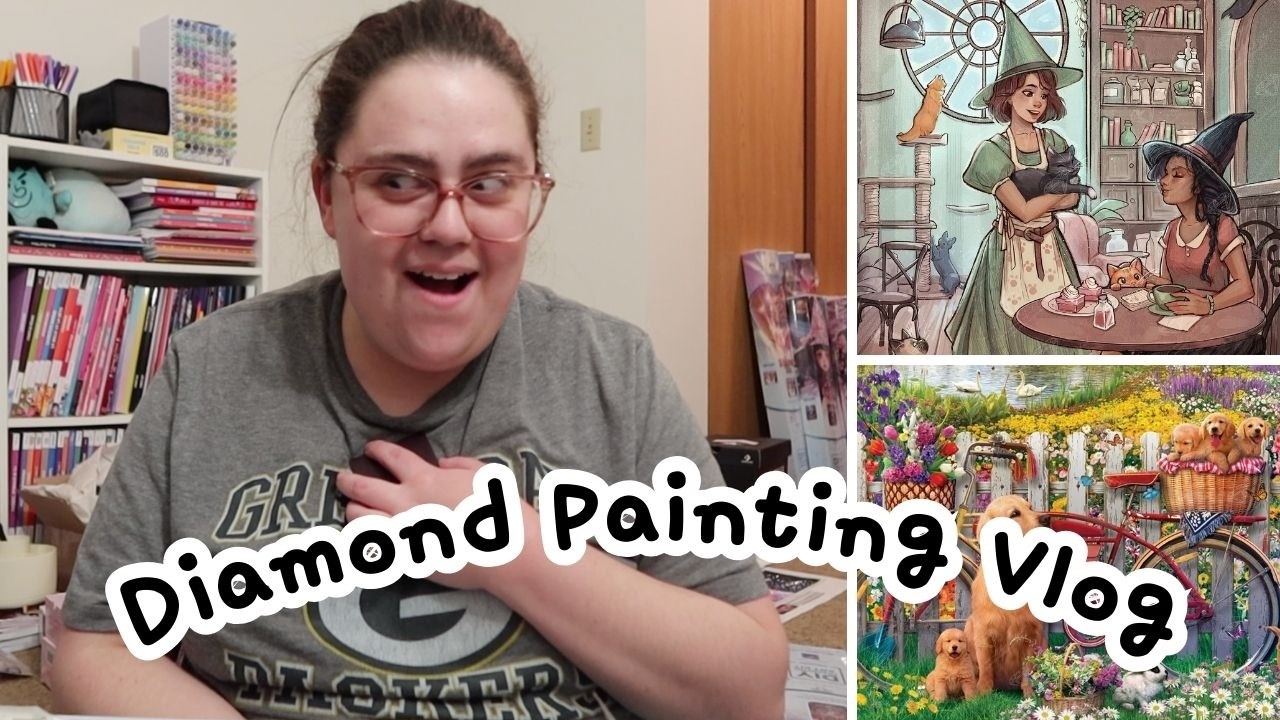 i am... SHOOK... | diamond painting vlog #114!