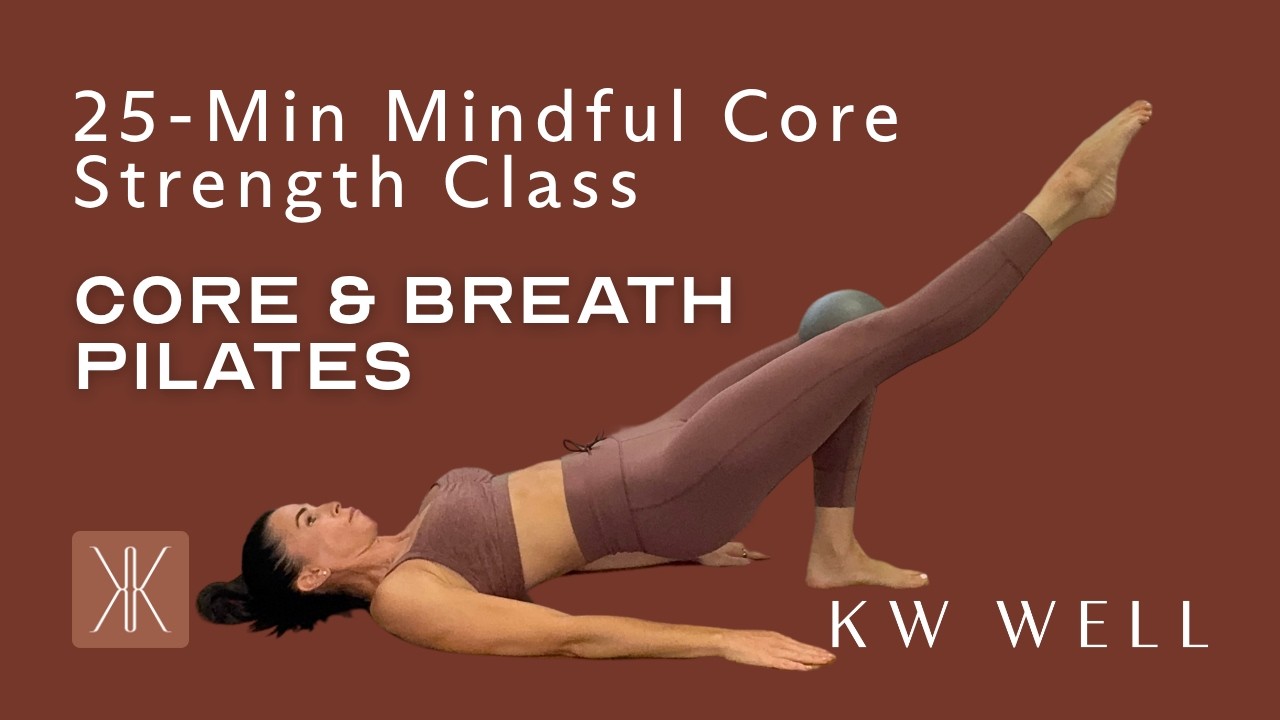 25-Min. Core & Breath Pilates for  Grounding & Midline