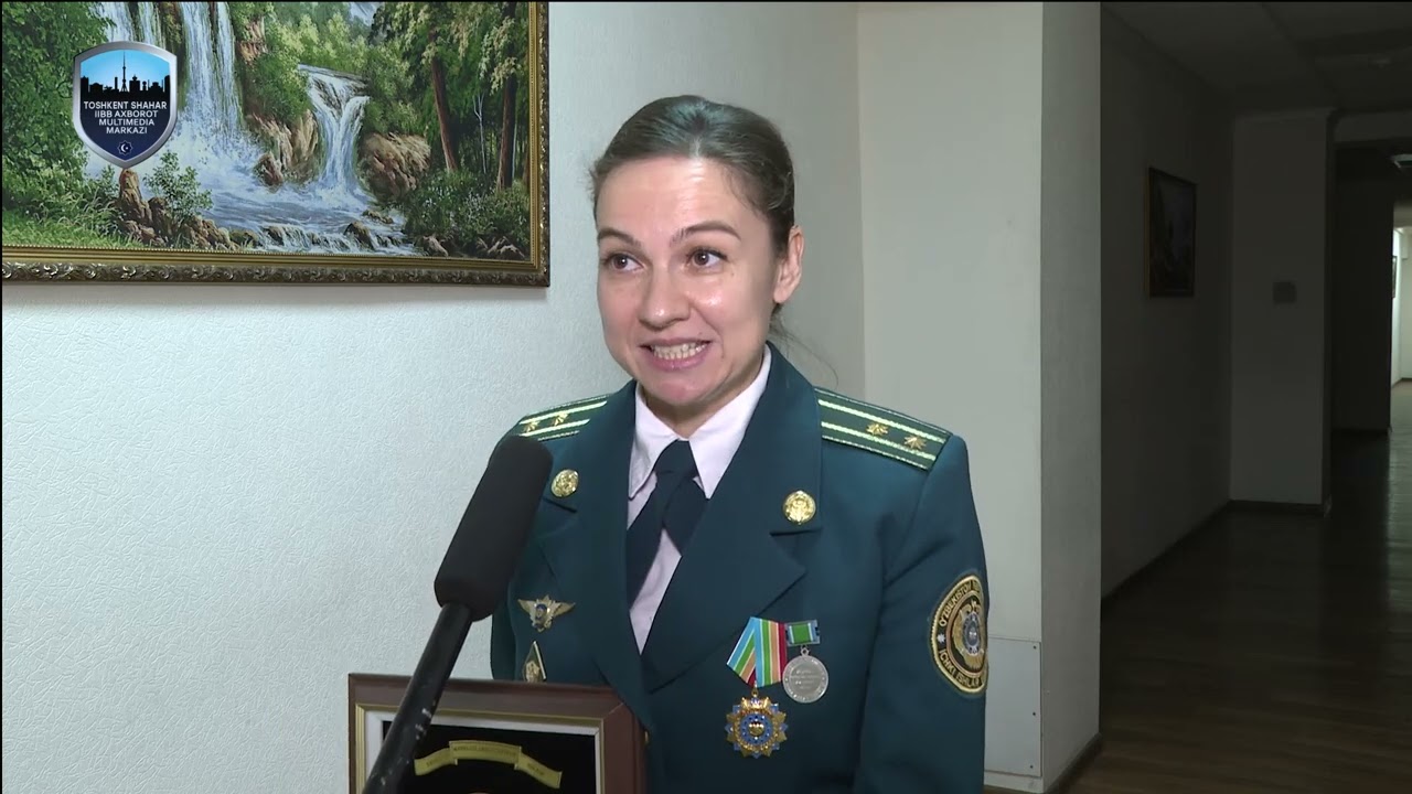 По случаю Дня сотрудников органов внутренних дел в ГУВД Ташкента состоялось мероприятие
