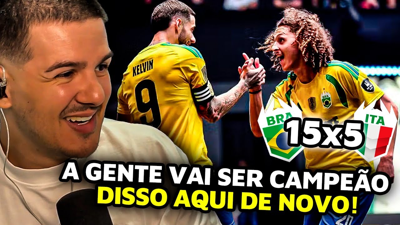 wardi REAGE A BRASIL X IT&Aacute;LIA KINGS LEAGUE!