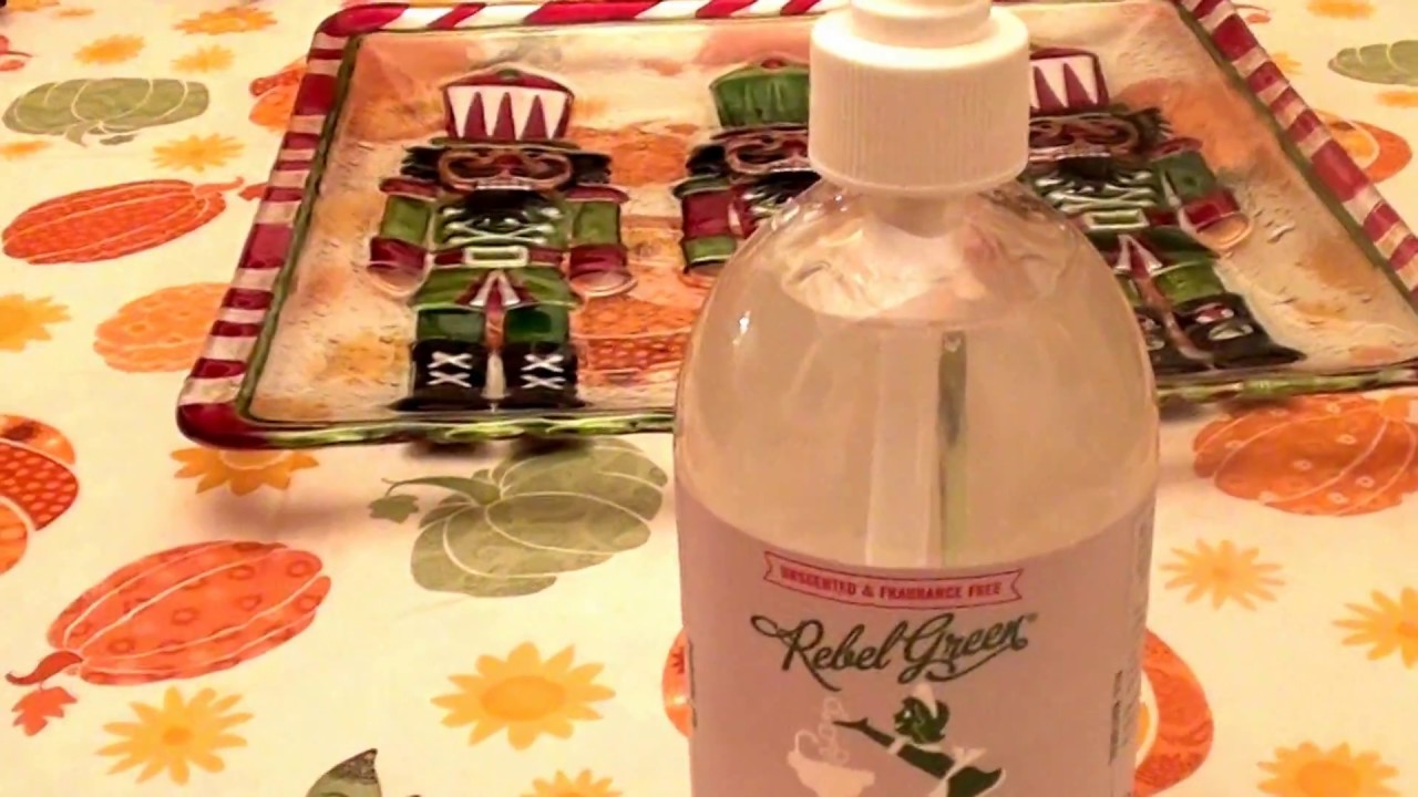 Rebel Green Fresh & Clean Hand Soap, Unscented..fragrance free REVIEW