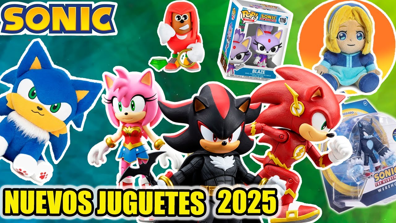 ¡NOTICIAS SONIC JUNIO 2025! Nuevos juguetes jakks pacific, Sonic 3 4 wave , funko pop y mas!!