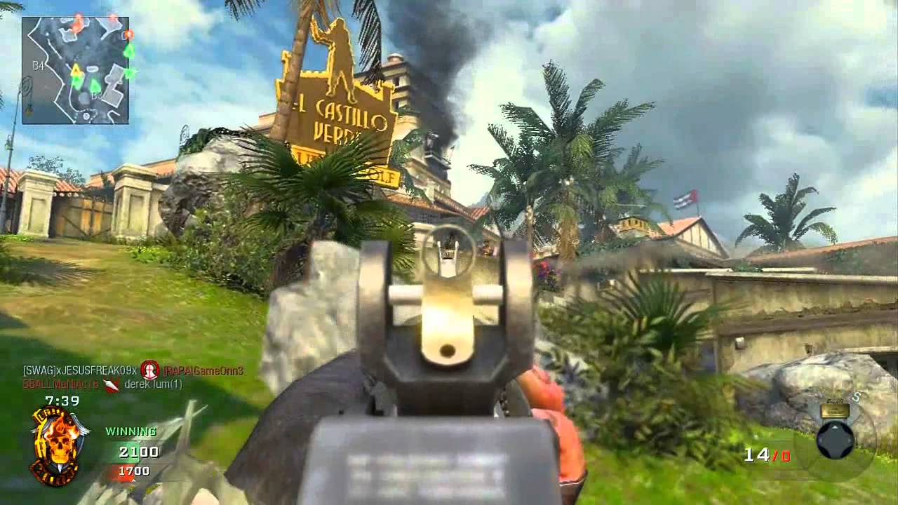 Игровой процесс Black Ops Commando на Hazard! Многопользовательский режим Call of Duty!