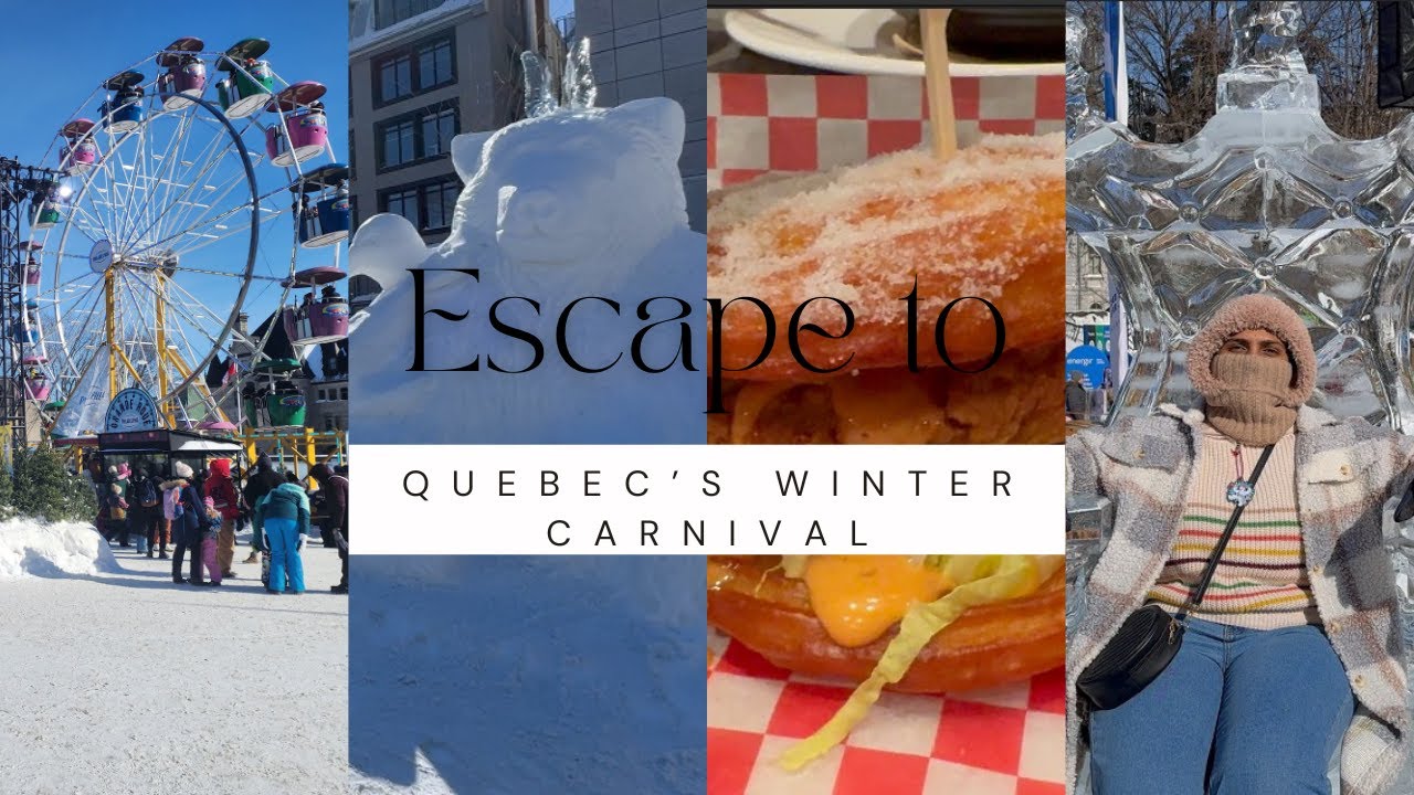 ❄️🎭 Quebec Winter Carnival 2025 | Best Winter Festival Experience! 🎭❄️