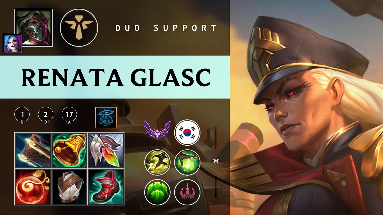 Renata Glasc Support vs Leona - KR Master Patch 26.03