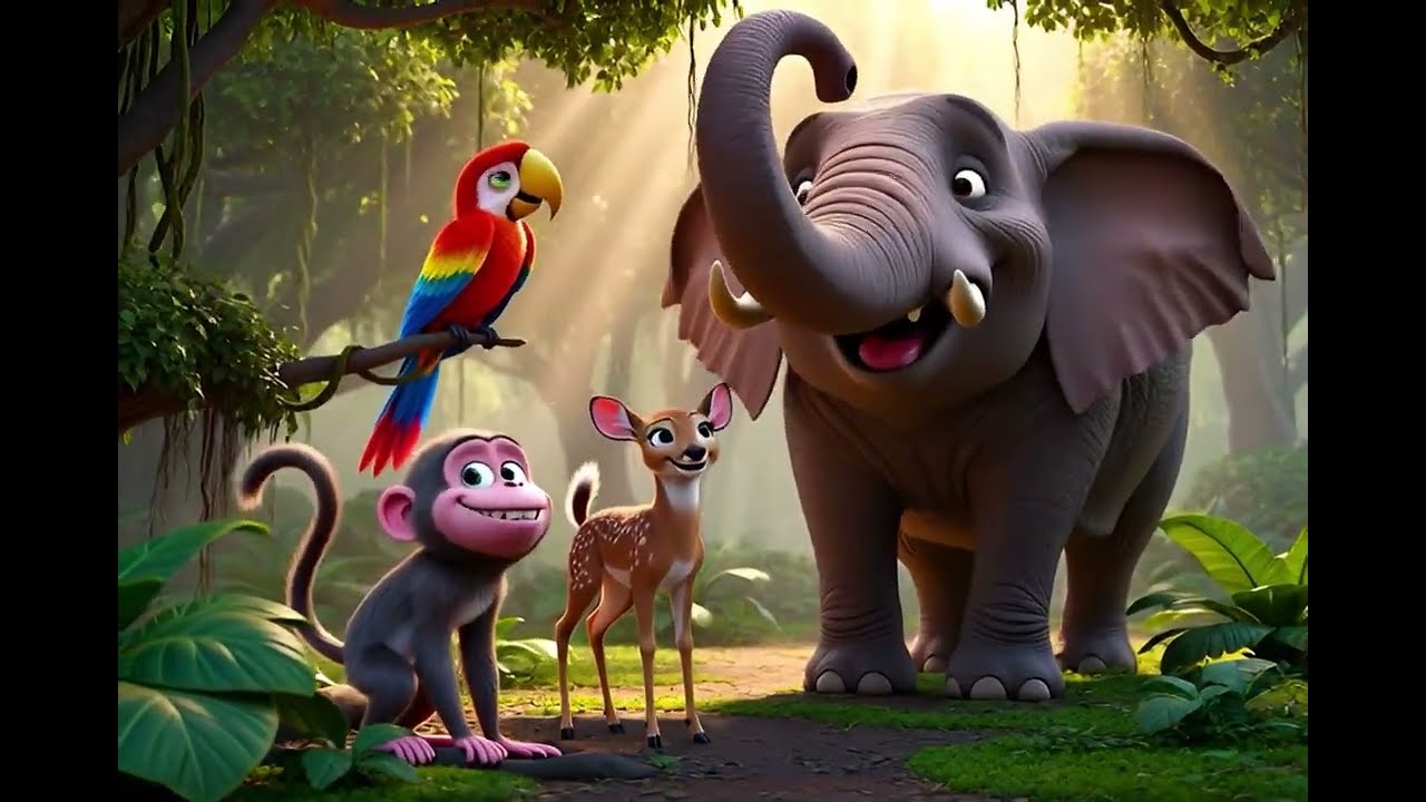 A Small Deer Changed the Jungle Forever 🦌🌳 | Pixar Style Jungle Story