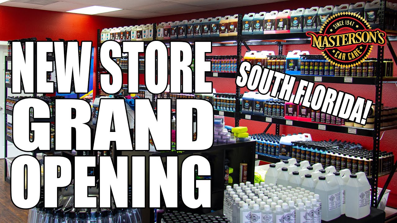 South Florida Detailing Superstore Grand Opening! - Masterson's Car Care