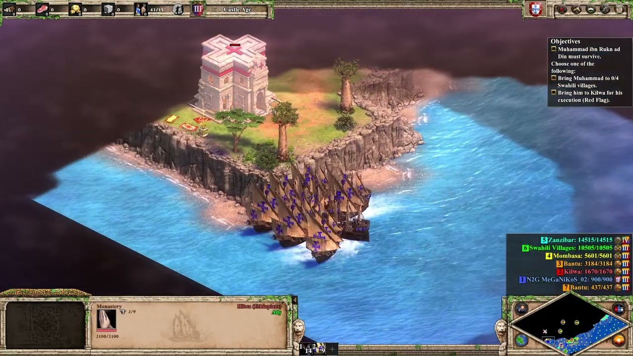 Ruins of Empires - Francisco de Almeida - Age of Empires II: Definitive Edition - Hard Walkthrough