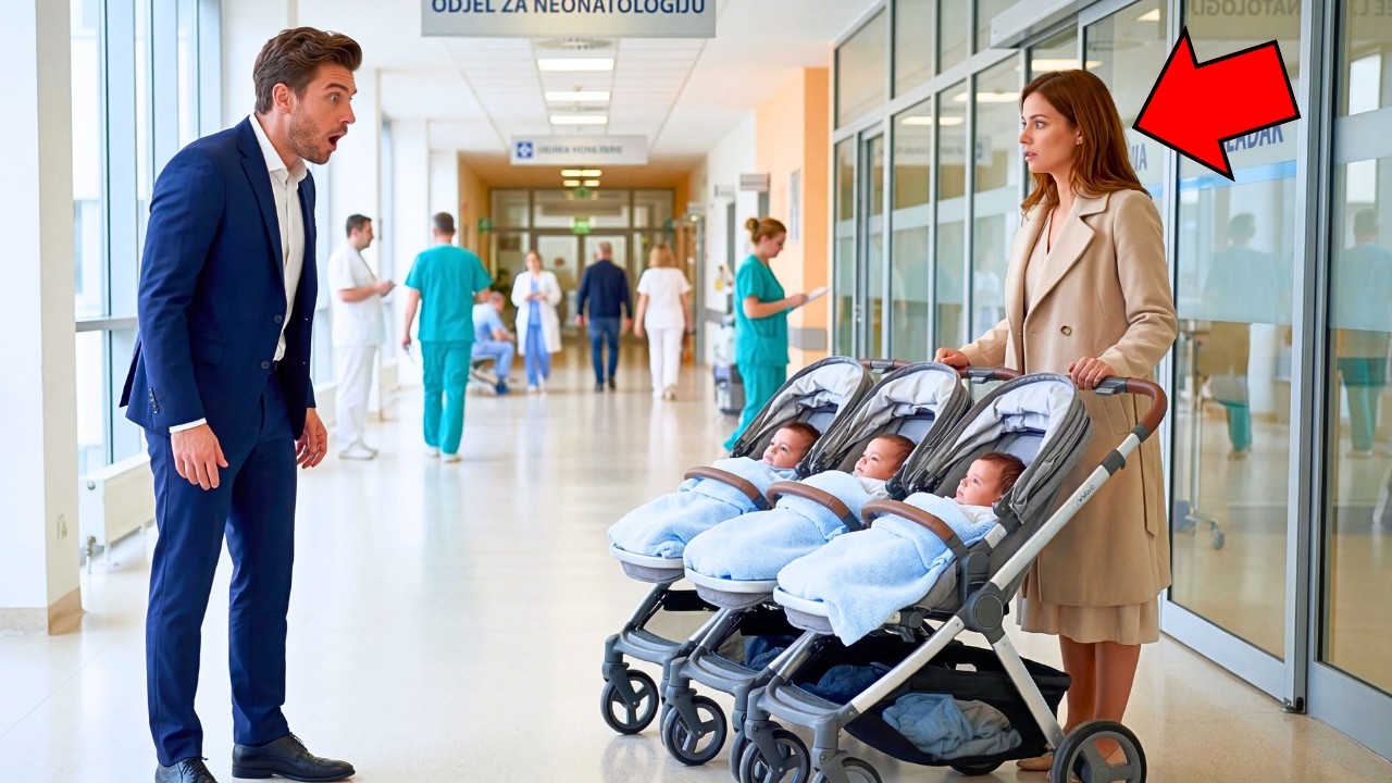 Milijunaš dolazi u bolnicu i ostaje šokiran kada vidi bivšu suprugu s trojkama identičnim njemu...