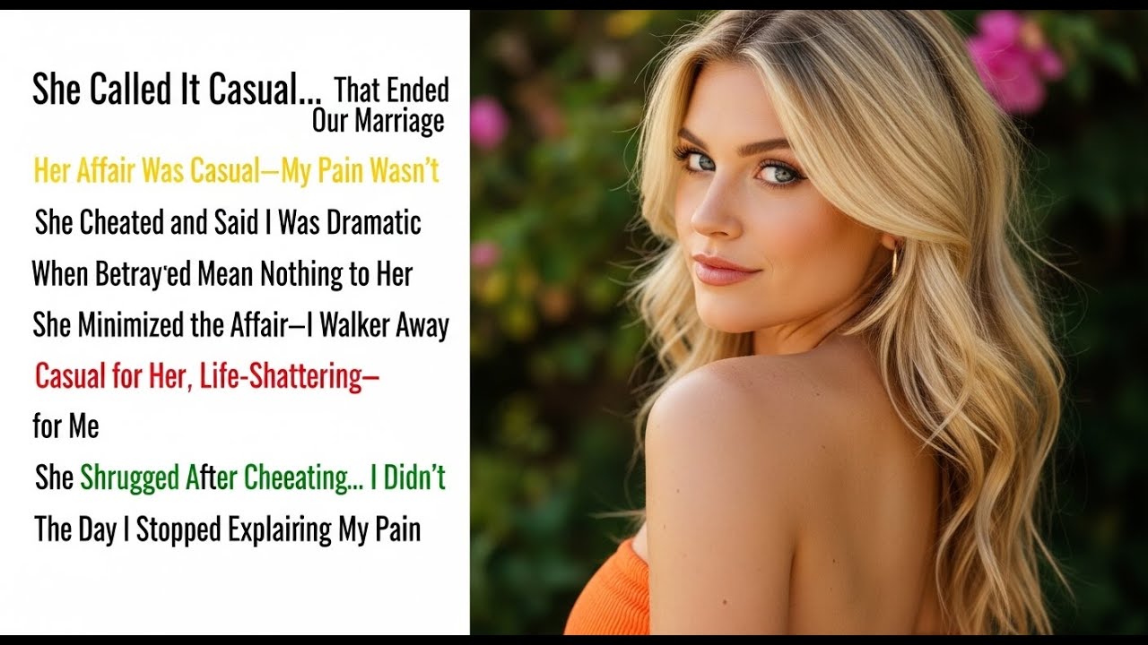 My Wife Said It Was Just a Casual Affair—Stop Being So Dramatic | Cheating Wife Reddit Stories