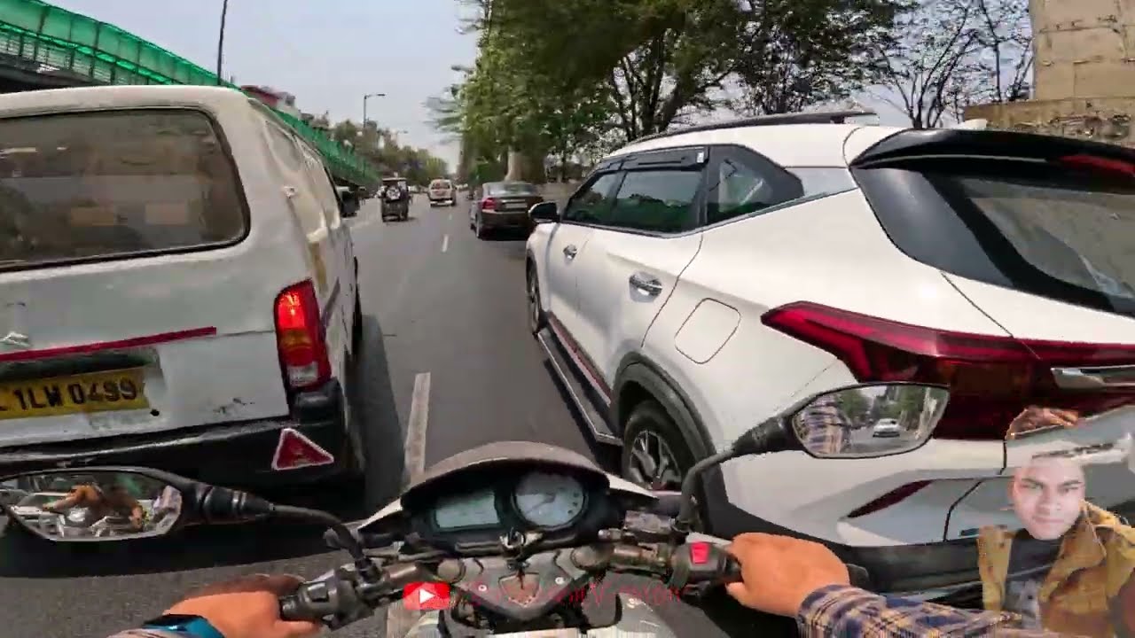 Vlog 61 - Arjun Nagar to Welcome Metro Station | Bike travel video - Day