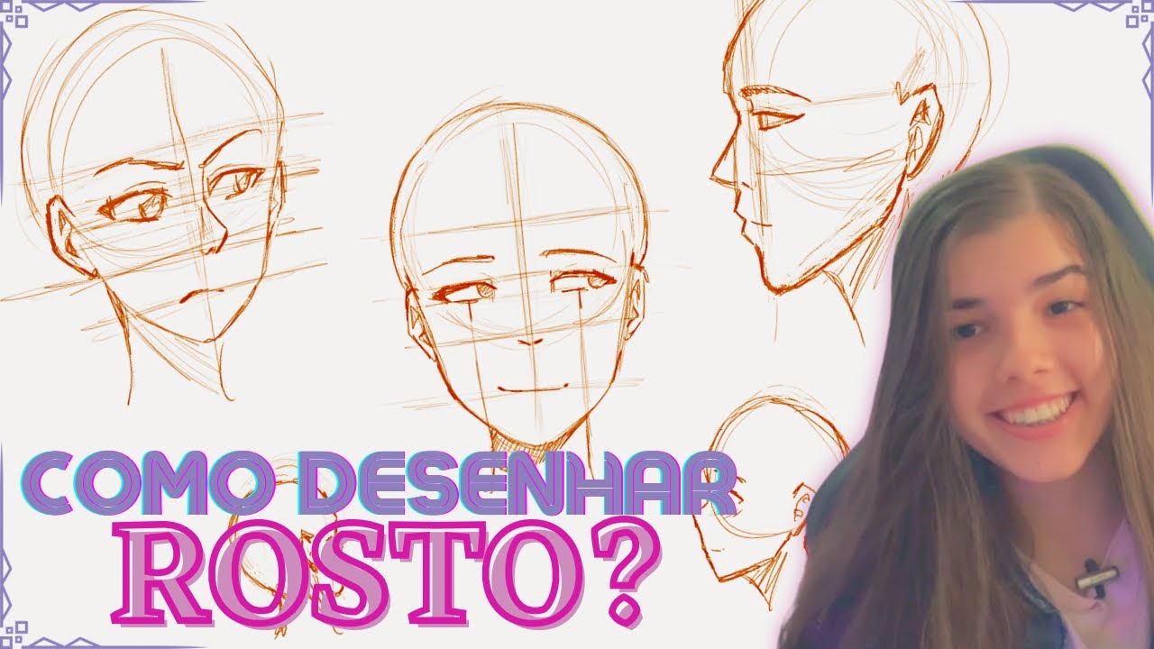 TUTORIAL de DESENHO de ROSTO!