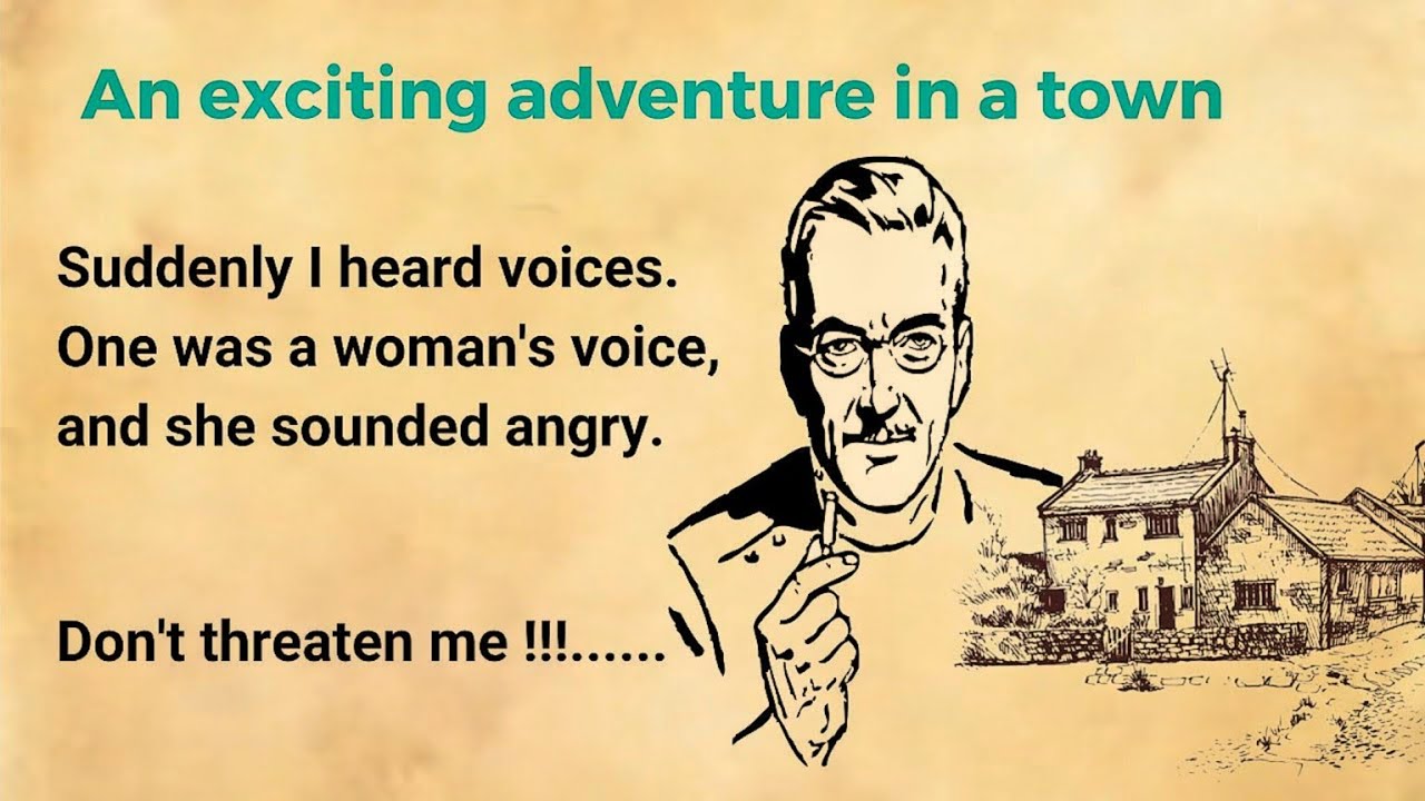 Learn English through story 🚨 |  Level -1  | Improve your English - An exciting adventure in a town