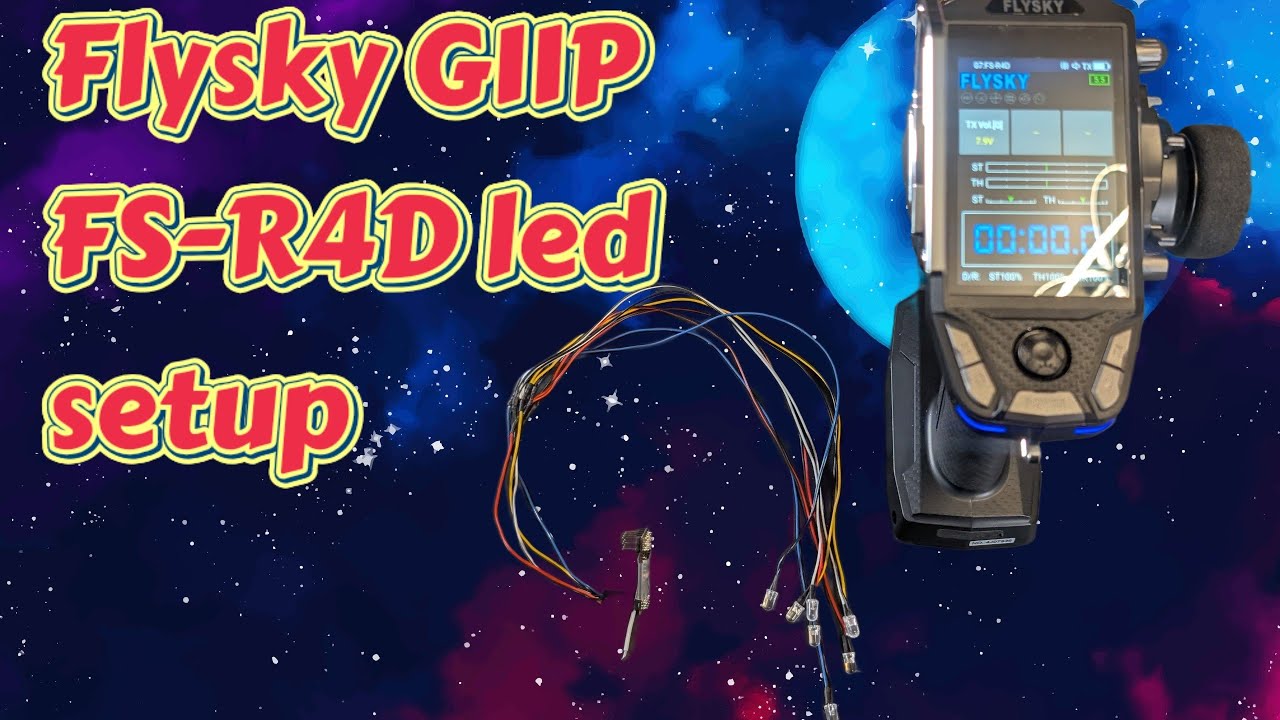 Flysky G11P and Flysky FS-R4D LED setup
