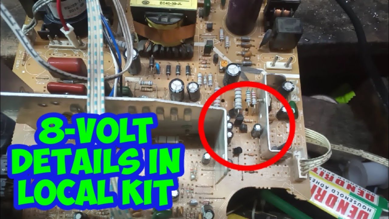 8-Voltage Details in China kit.// China pcb 8 volte regulator supply details.