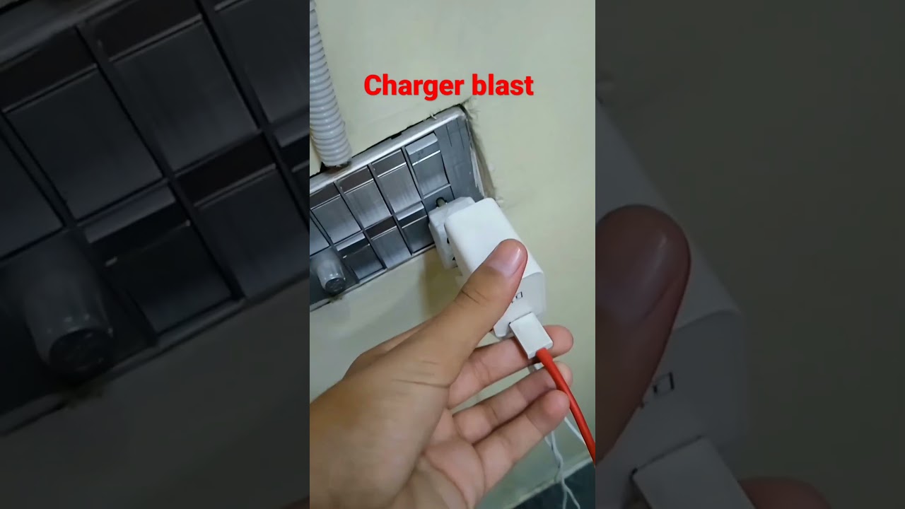 charger blast 😓😱🤯#shortsvideo#youtube