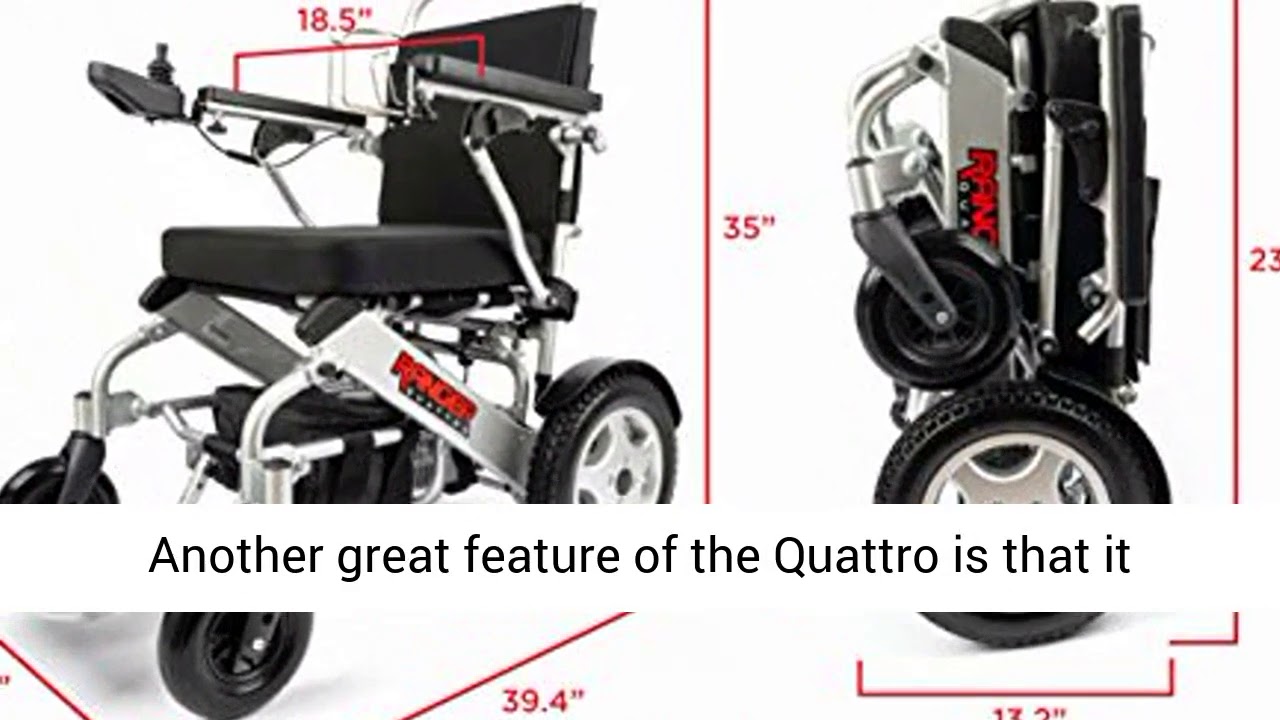 Porto Mobility Ranger Quattro Ultra Exclusive Lightweight Foldable Electric Wheelchair Lightweight,