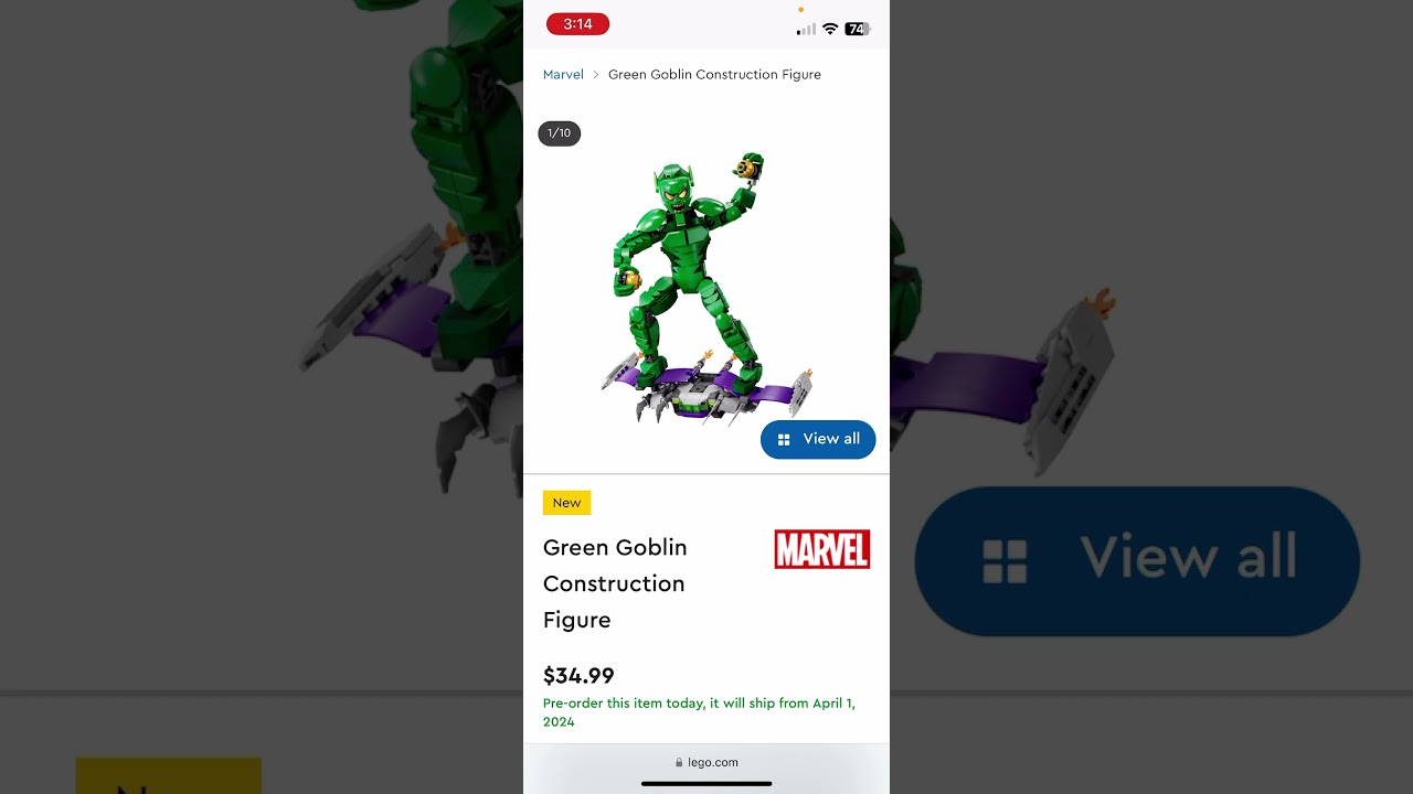 LEGO 76284 Green Goblin Construction Figure has been revealed #lego