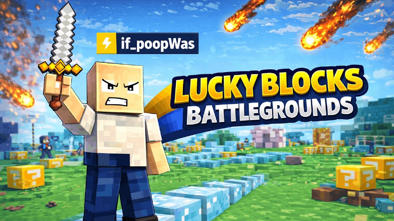 I Tried to Win Lucky Blocks Battlegrounds | Bloxd.io