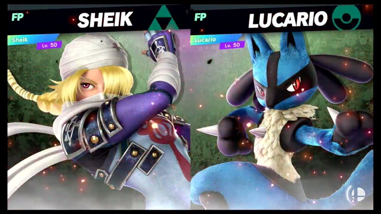 Super Smash Bros Ultimate Amiibo Fights – Sheik vs the World #39 Sheik vs Lucario