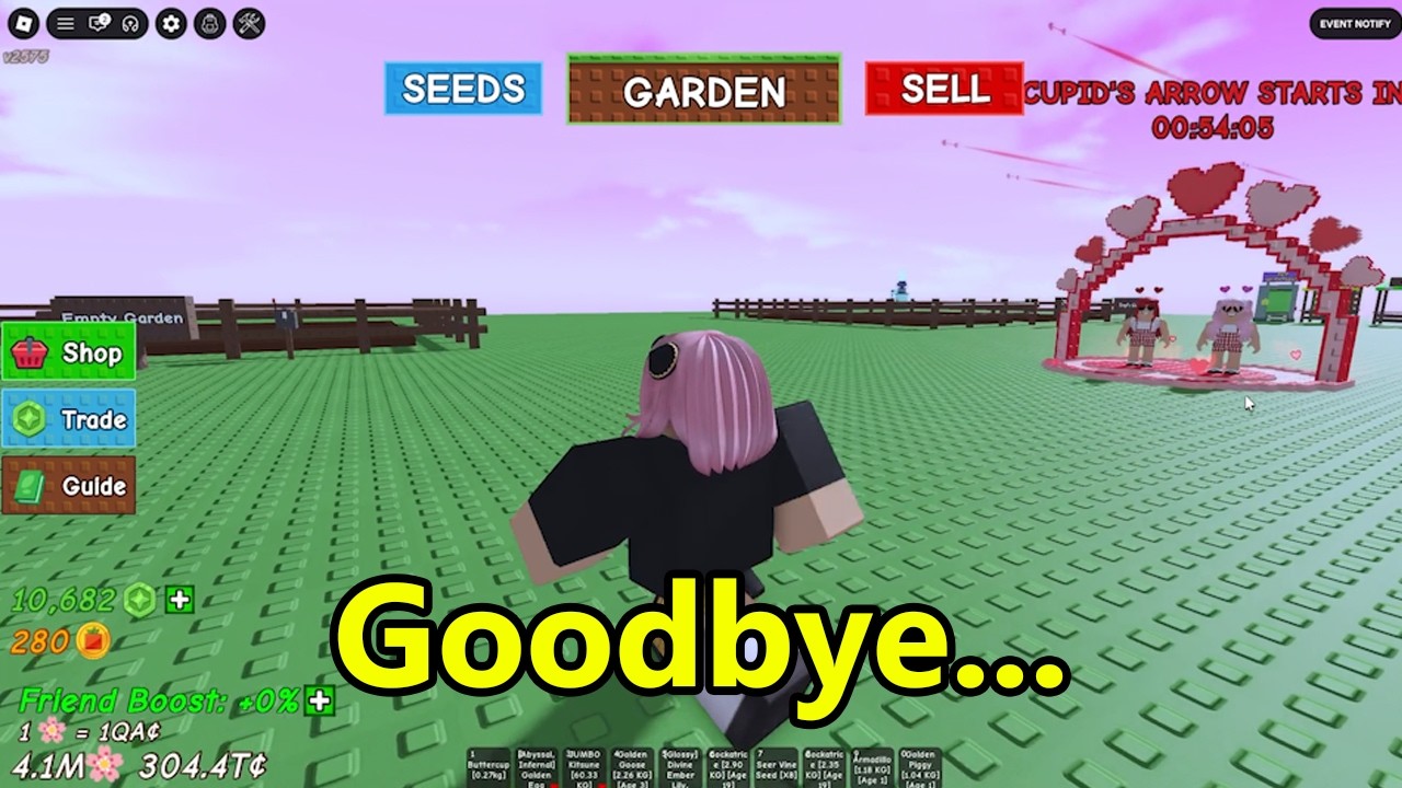 MY LAST GAG VIDEO | Grow a Garden