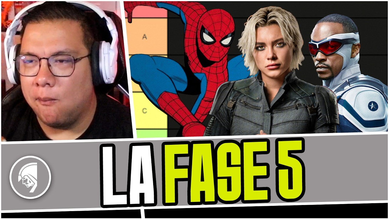 Spideremilio Hace Tier List de la FASE 5 de Marvel Studios